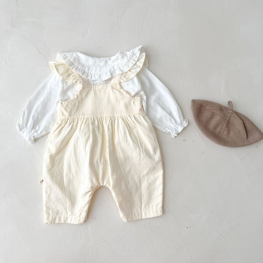 Blossomtrail Suspender Romper