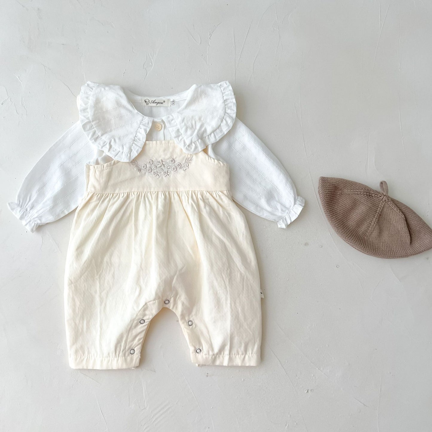 Blossomtrail Suspender Romper