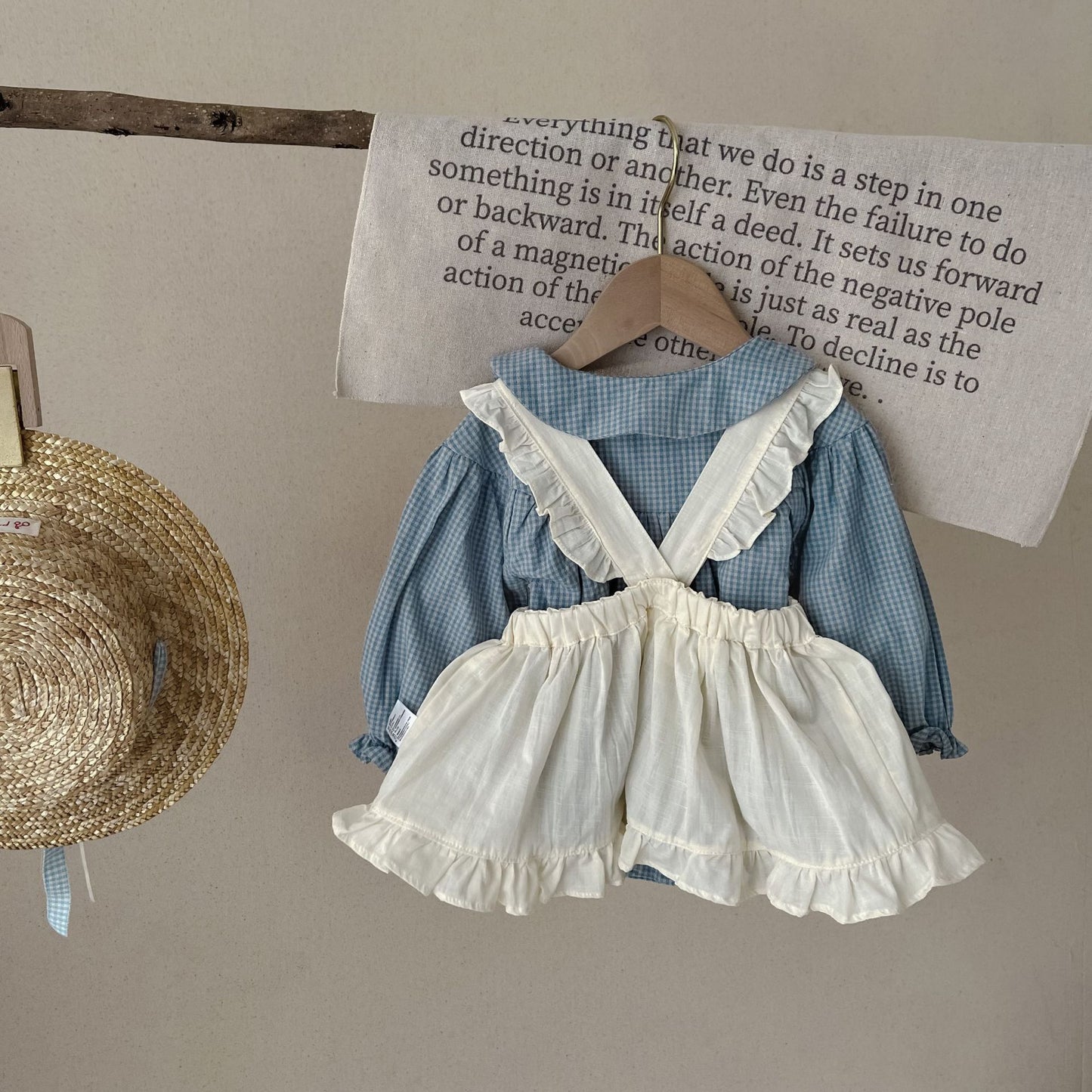 Mapleberry Baby Plaid Set