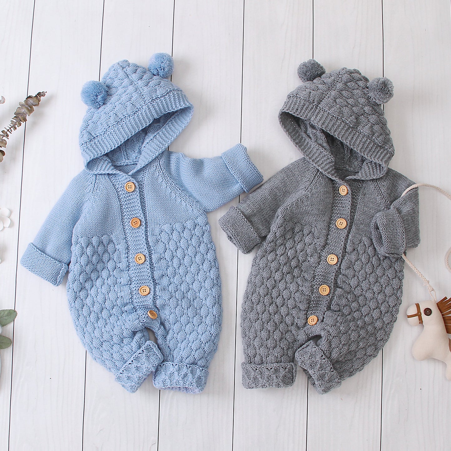 Snugfern Hooded Knit Jumpsuit