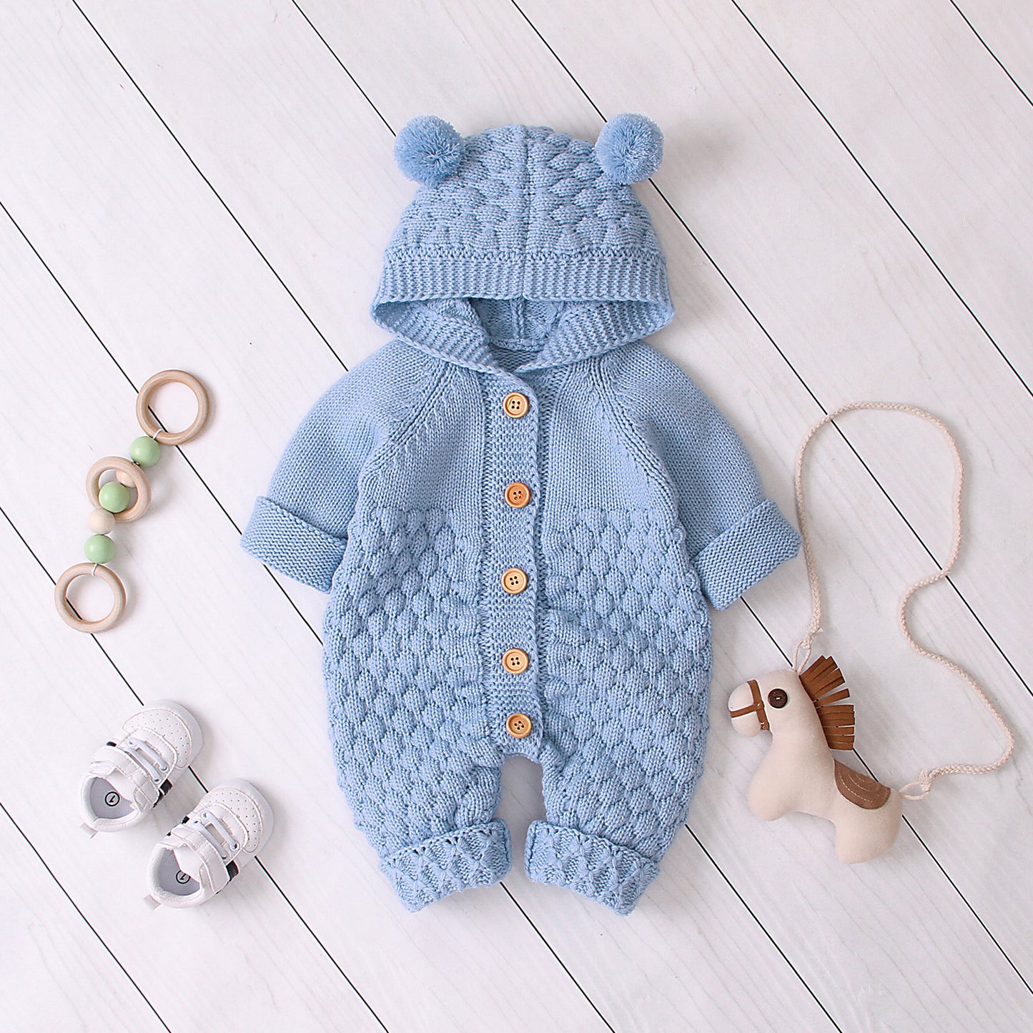 Snugfern Hooded Knit Jumpsuit
