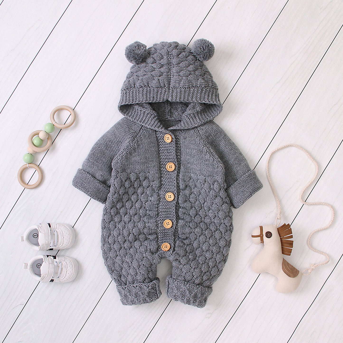 Snugfern Hooded Knit Jumpsuit