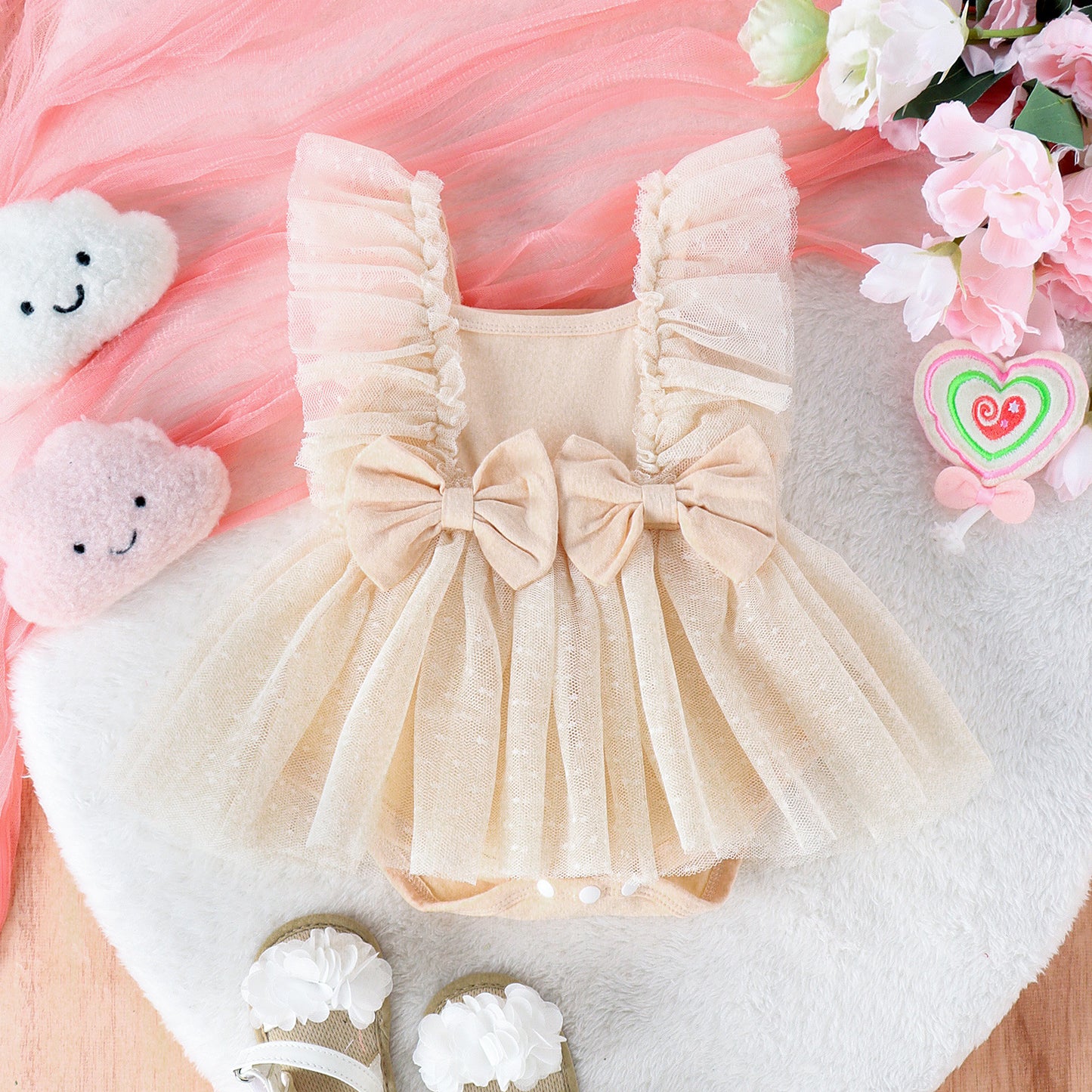 Lunabelle Baby Tutu Jumpsuit