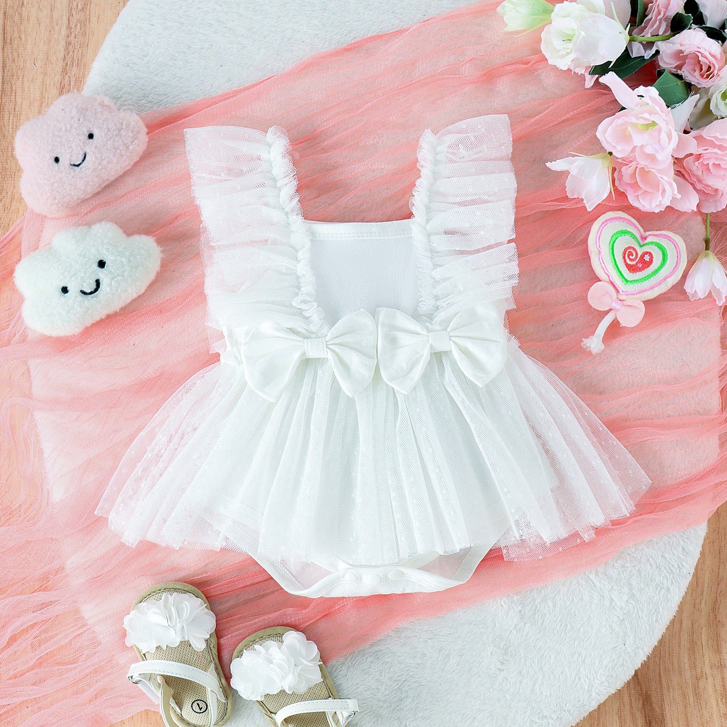 Lunabelle Baby Tutu Jumpsuit