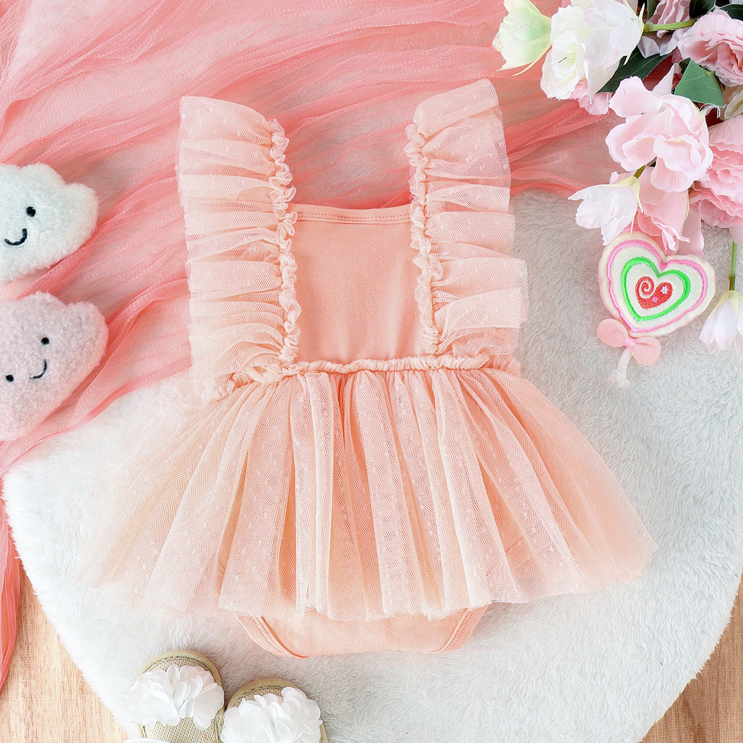 Lunabelle Baby Tutu Jumpsuit