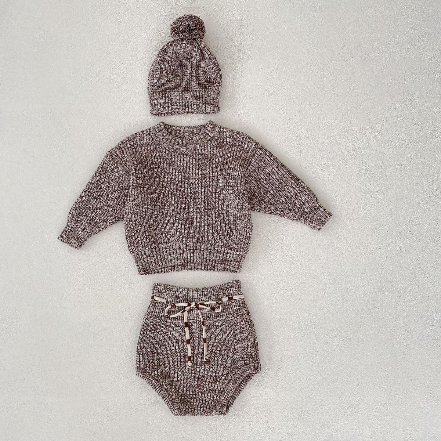 Frostlily Knit 3-Piece Baby Set